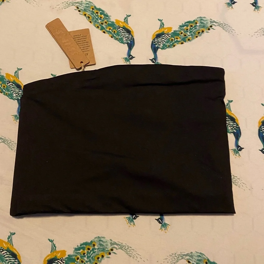 NWT SKIMS Swim Bandeau Swimsuit Bikini Top Sz 3X Onyx